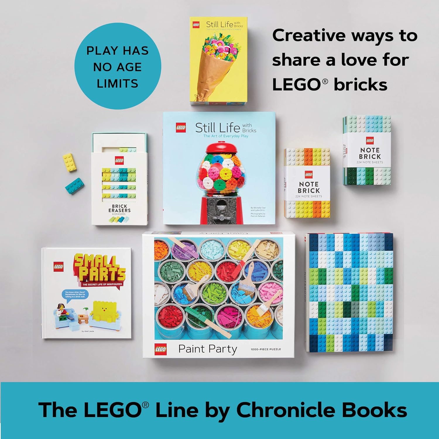 LEGO® Note Brick (Blue-Green) (LEGO x Chronicle Books) - Image 4