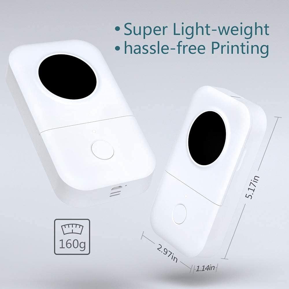 Phomemo D30 Label Maker Machine with Tape - Portable Bluetooth Wireless Small Thermal Sticker Maker, Smart Mobile Pocket Handy Label Makers, Compatible with iOS & Android for Home, Office Mini Labeler - Image 3