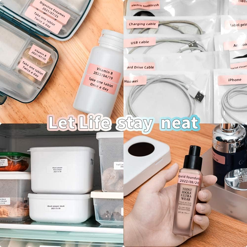 Phomemo D30 Label Maker Machine with Tape - Portable Bluetooth Wireless Small Thermal Sticker Maker, Smart Mobile Pocket Handy Label Makers, Compatible with iOS & Android for Home, Office Mini Labeler - Image 7